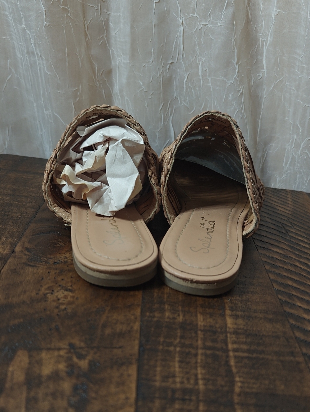 Splendid Woven Leather Mules - Picture 6 of 6
